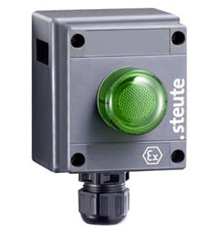 Ex Command device Ex BF 80 1 LM LED IP66 (1NC/1NO) II 2G Ex edqm //